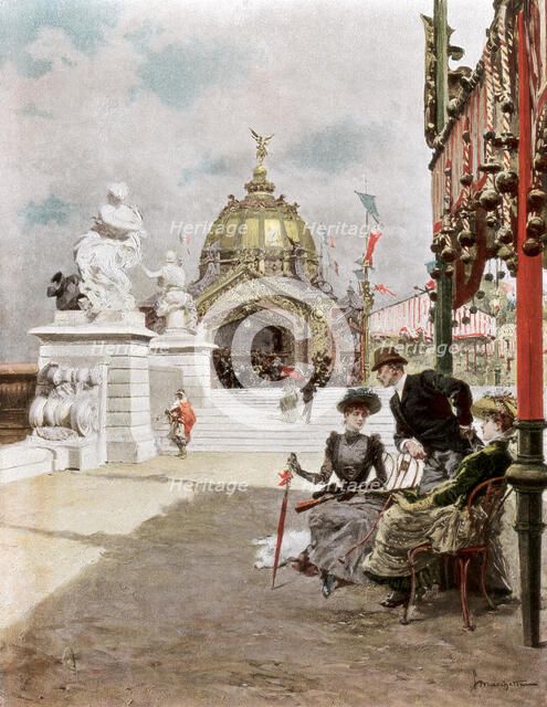 'An Afternoon at the Exhibition', 1889. Artist: Unknown