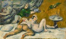 An Afternoon in Naples or Rum Punch, 1876-1877. Creator: Cézanne, Paul (1839-1906)