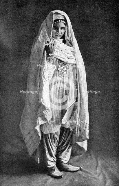 An Afghan woman, 1922.Artist: Holmes & Co.