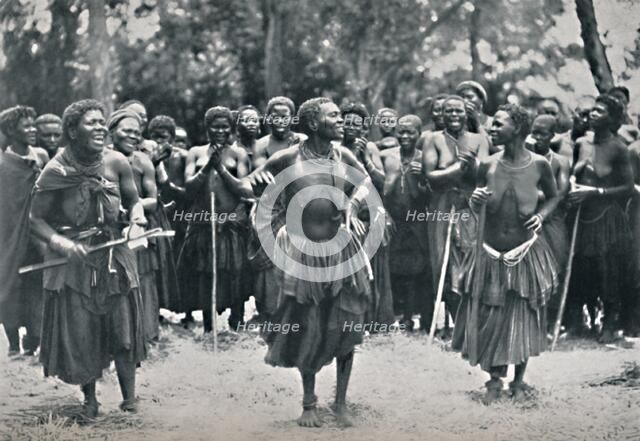 An African witches' dance, 1912. Artist: H Exton.