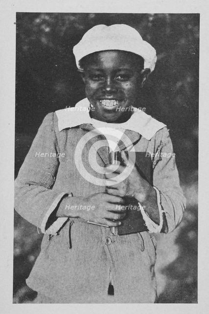 An African American boy; The lost pocketbook, 1922. Creator: Unknown.