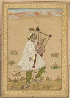 An African Lyre Player, c. 1640-1660. Creator: Unknown