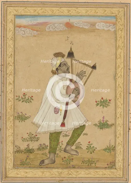 An African Lyre Player, c. 1640-1660. Creator: Unknown.