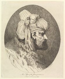 An Aga of the Janizaries, July 19, 1779. Creator: Robert Blyth