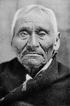 An aged Tlingit Indian of Alaska, 1912