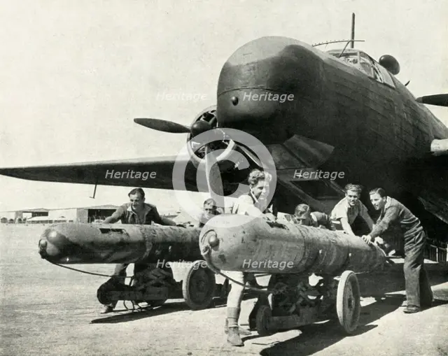 'An aircraft which could carry torpedoes over many hundreds of miles', c1942-1943, (1945). Creator: Unknown.