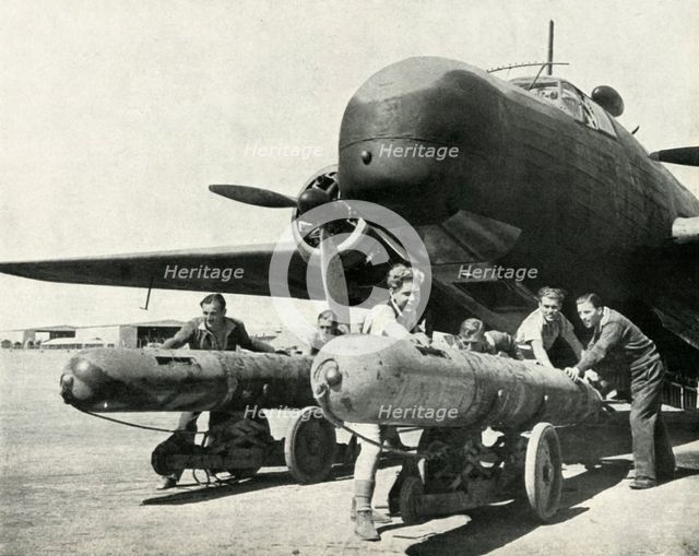 'An aircraft which could carry torpedoes over many hundreds of miles', c1942-1943, (1945). Creator: Unknown.