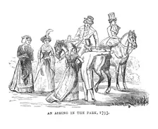 An Airing in the Park, 1793 c1870