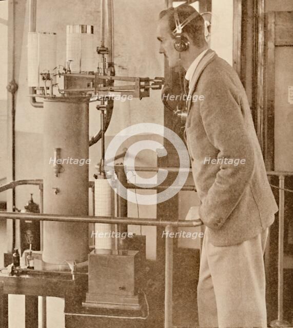 'An Airship Weather Centre', 1927. Artist: Unknown.