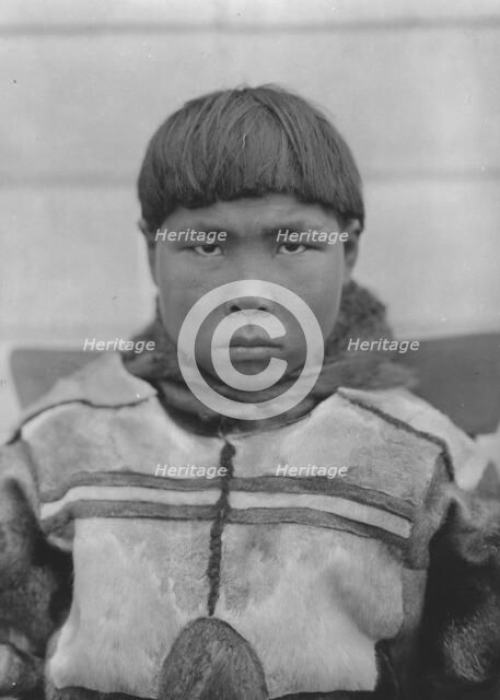An Alaskan Eskimo boy, between c1900 and c1930. Creator: Unknown.