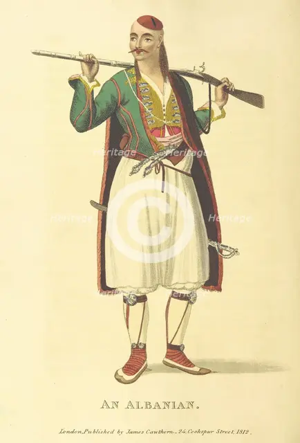 An Albanian, 1813.  Creator: Unknown.