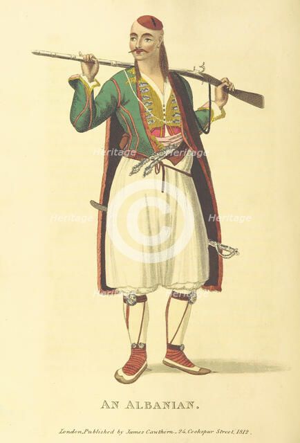 An Albanian, 1813.  Creator: Unknown.