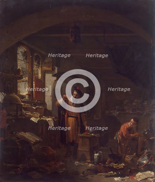 An Alchemist, 1650. Creator: Thomas Wijck.