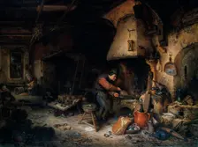An Alchemist, 1661. Artist: Adriaen van Ostade