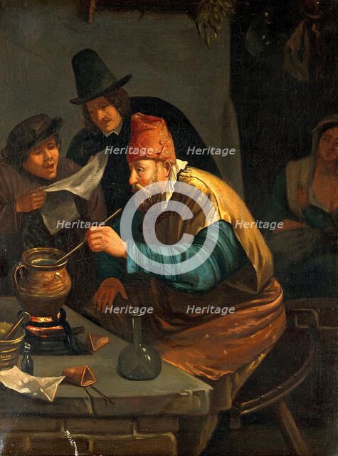 An alchemist, c1670s. Creator: Unknown.