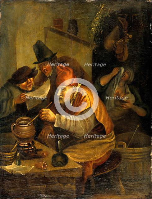 An alchemist, c1670s. Creator: Unknown.