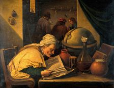 An alchemist in his laboratory, c1680s. Creator: Teniers, David, 1610-1690 (After)
