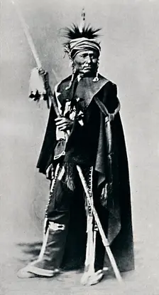 An Algonquin brave, 1912. Artist: Robert Wilson Shufeldt
