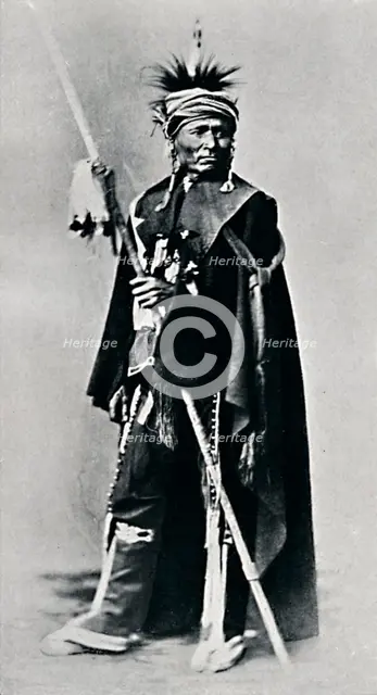 An Algonquin brave, 1912. Artist: Robert Wilson Shufeldt.