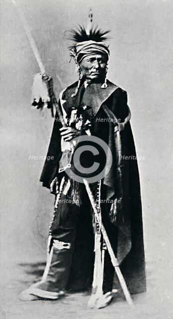 An Algonquin brave, 1912. Artist: Robert Wilson Shufeldt.