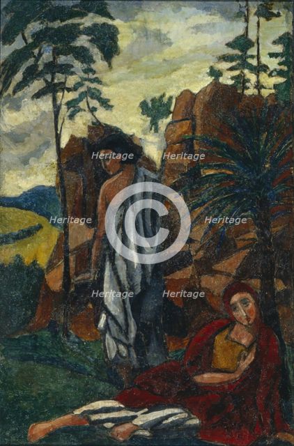 An Allegorical Scene, Early 20th cen.. Artist: Drittenpreis, Vladimir Petrovich (1878-1916)