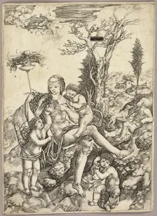 An Allegory of Abundance, c.1515. Creator: Cristofano di Michele Martini