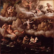 An Allegory of Immortality, c1540. Creator: Giulio Romano