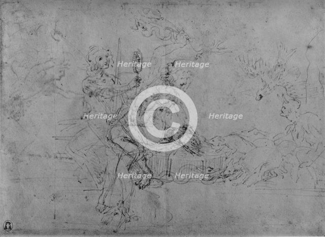 'An Allegory of Statecraft', c1480 (1945). Artist: Leonardo da Vinci.