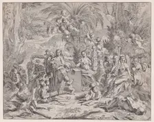 An allegory of painting, 17th century. Creator: Francois Collignon