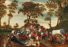 An Allegory of the Mystery of human life. Creator: Cleve, Marten van, the Elder (1520-1570)