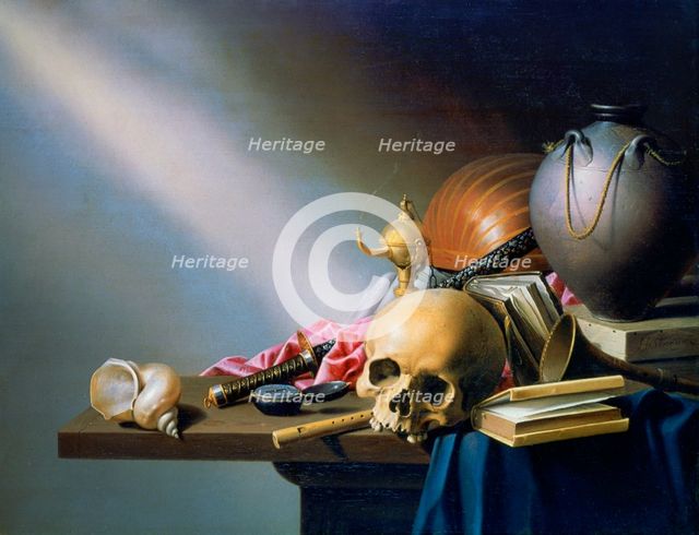 'An Allegory of the Vanities of Human Life', c1640. Creator: Harmen Steenwijck.