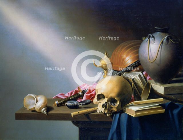 'An Allegory of the Vanities of Human Life', c1640. Creator: Harmen Steenwijck.