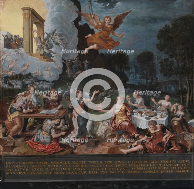 An Allegory of the Wise and the Foolish Virgins, 1570. Creator: Hans Ewouts.