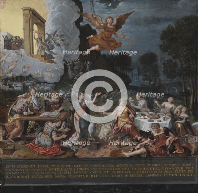 An Allegory of the Wise and the Foolish Virgins, 1570. Creator: Hans Ewouts.