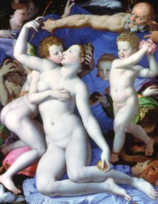 An Allegory with Venus and Cupid c1523-1568. Artist: Agnolo Bronzino