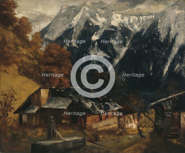 An Alpine Scene, 1874. Creator: Gustave Courbet.
