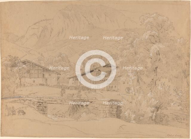 An Alpine Village in Summertime. Creator: Jean-Antoine Linck.