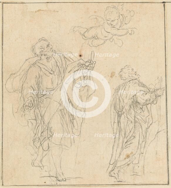 An Apostle Guided by an Angel. Creator: Agostino Masucci.