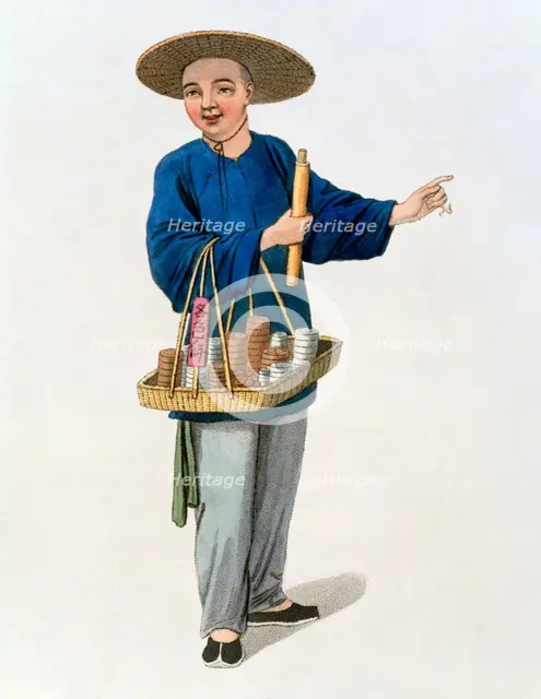 'An Apothecary', China, 1800. Creator: J Dadley.