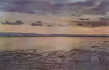 An April After Glow 1 April 1911, (1913). Artist: Herbert Ponting