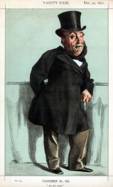 An art critic 1871.Artist: Coide