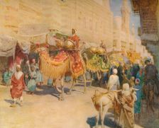 An Arab Wedding Procession c1905, (1912). Artist: Walter Frederick Roofe Tyndale