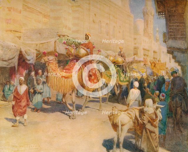 'An Arab Wedding Procession', c1905, (1912). Artist: Walter Frederick Roofe Tyndale.