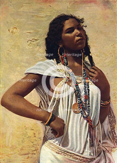 An Arab woman, 1912. Artist: Unknown.