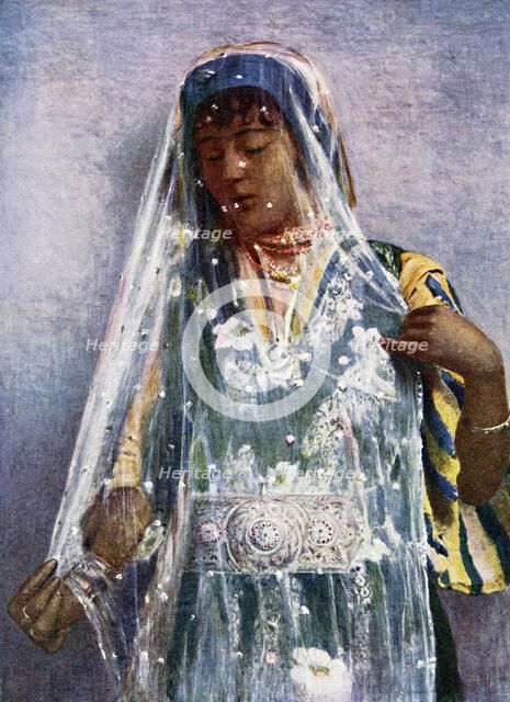 An Arab bride.Artist: E Frechon