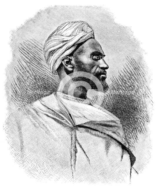 An Arab camel driver, North Africa, 1895.Artist: Henri Thiriat