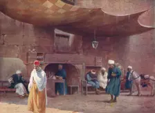 An Arab Cafe, Cairo c1880, (1904). Artist: Robert George Talbot Kelly