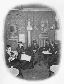 An Arab café, London, c1901 (1901)