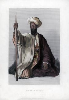 An Arab Sheik 19th century. Artist: WJ Edwards