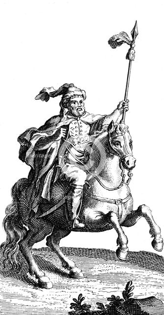 'An Arabian Horseman', 19th century. Artist: Unknown